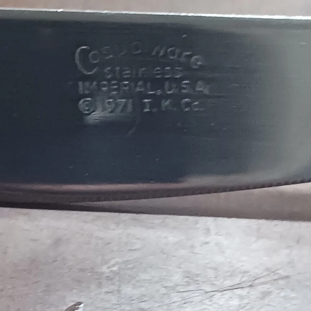 2 1971 Casualware Stainless Imperial Butter Knives White Stainless Silverware